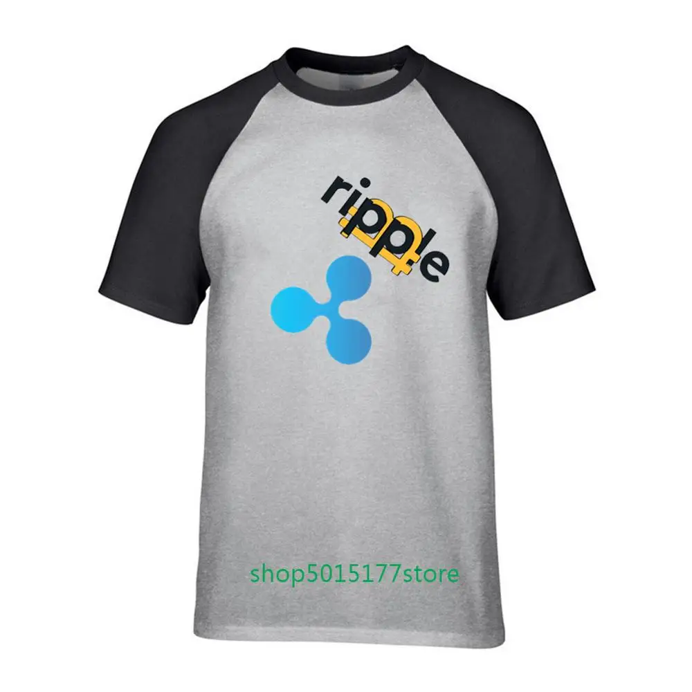 Мужская футболка с криптовалютой Ripple Шахтер из 100% хлопка высшего качества летняя
