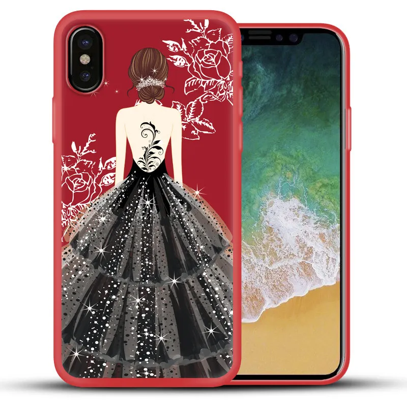 чехол на айфон 6 плюс Телефон чехлы для Apple iPhone 5 5S SE X Силиконовый Мультфильм