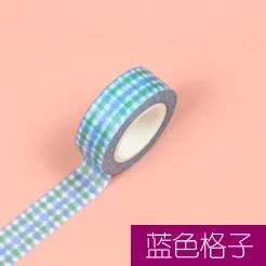 1 шт. DIY конфеты горячий цветок декоративная лента васи рулон декоративная клейкая бумага маскирующая лента самоклеящаяся лента скрапбук лента - Цвет: 15