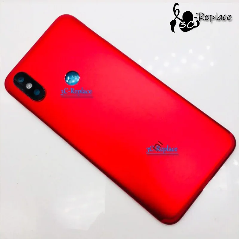 5,99 дюймов для Xiaomi mi A2 mi A2 задняя Батарея крышка дверца батарейного Корпус задняя Стекло Запчасти для Xiaomi mi 6X mi 6X