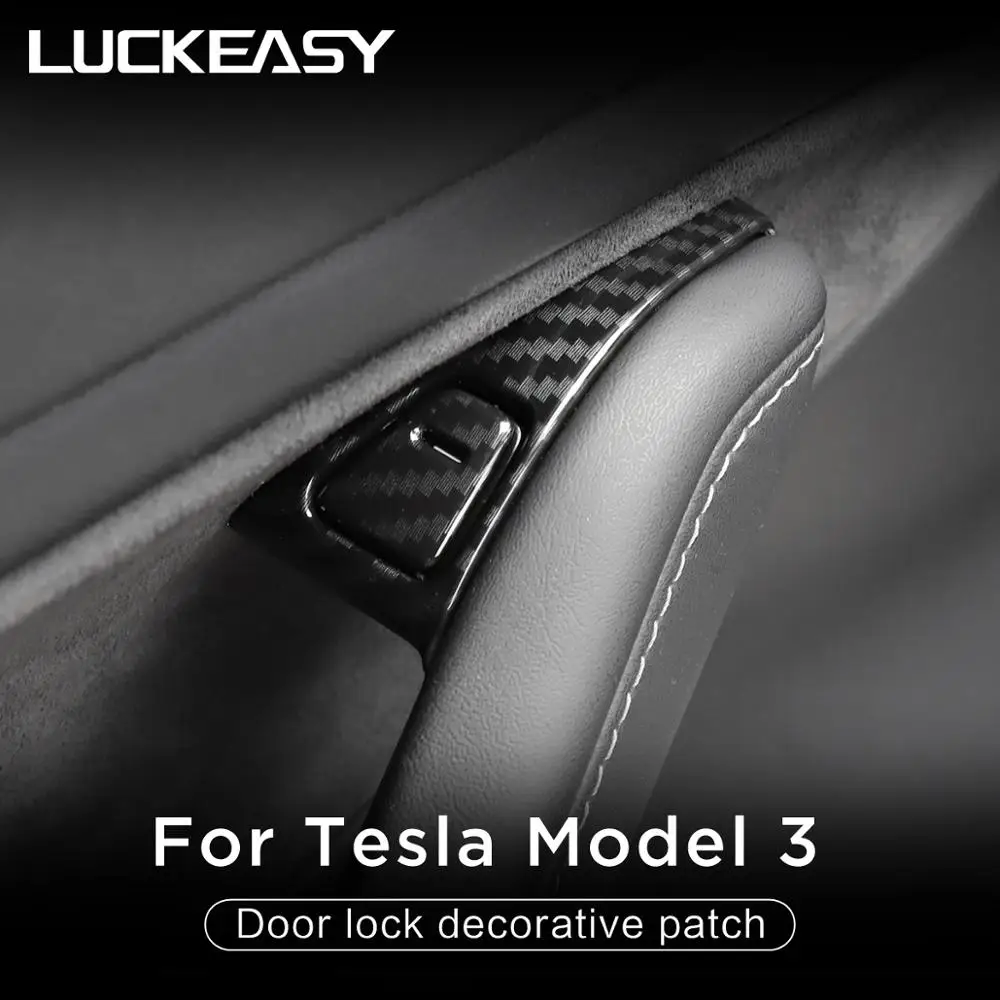 LUCKEASY для Tesla Model 3 и Y 2017 2020 Автомобильный Дверной замок/оконная Кнопка