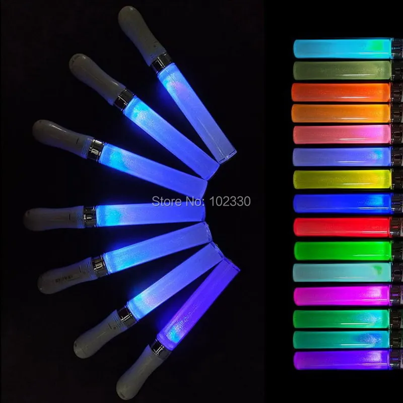 50 шт. 25 см высокая яркость LED освещение для концерта 15 видов цветов волшебное