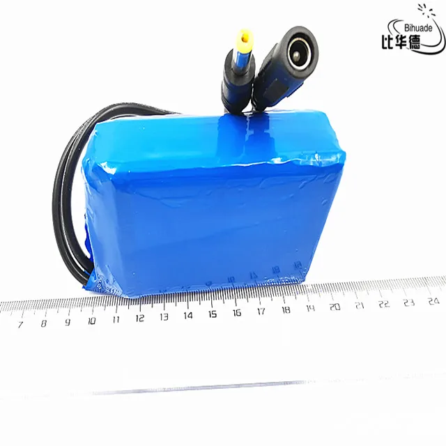12V 5000mah литиевая батарея перезаряжаемая DC Батарея полимерная для монитора мотор
