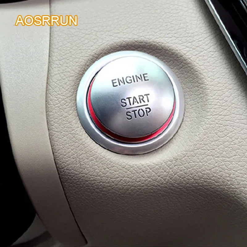 AOSRRUN ключ для начала украшения крышки автомобильные аксессуары Mercedes Benz C Class W205 W212