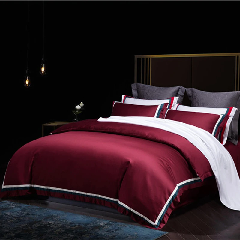 Роскошные комплекты постельного белья для отелей хлопковые королевские/большие