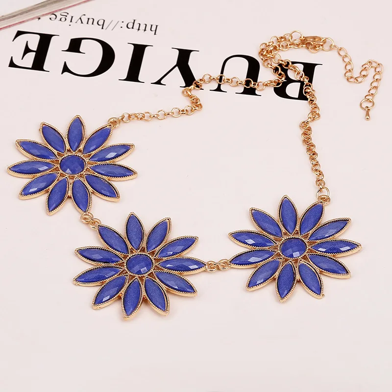 Shdiyayun модные Цепочки и ожерелья Высокое качество серебро золото Цвет смолы