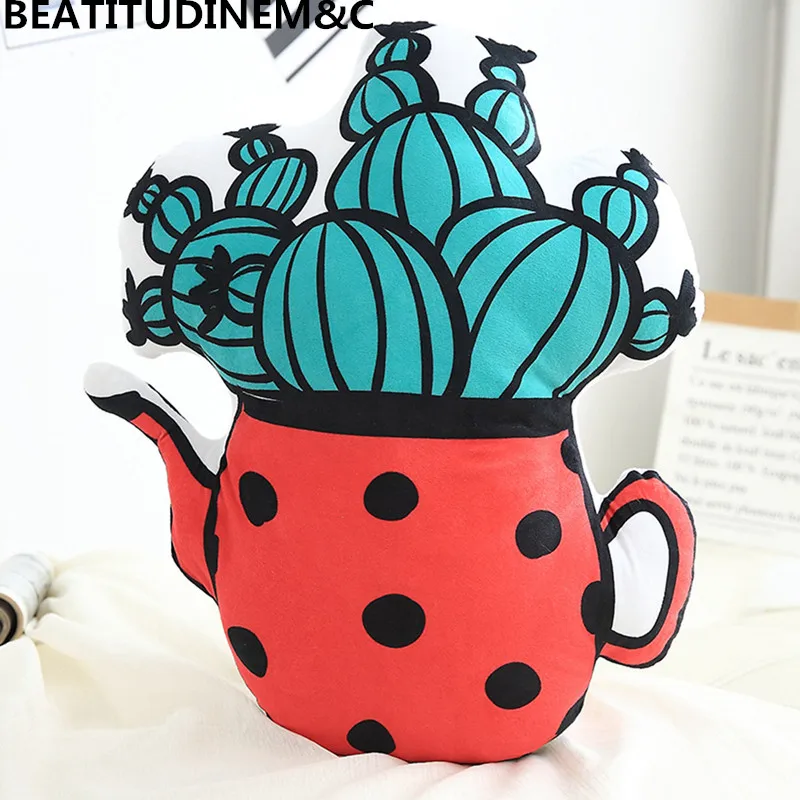 Подушка кактус в летнем стиле плюшевые игрушки Кактус домашний декор|Мягкие