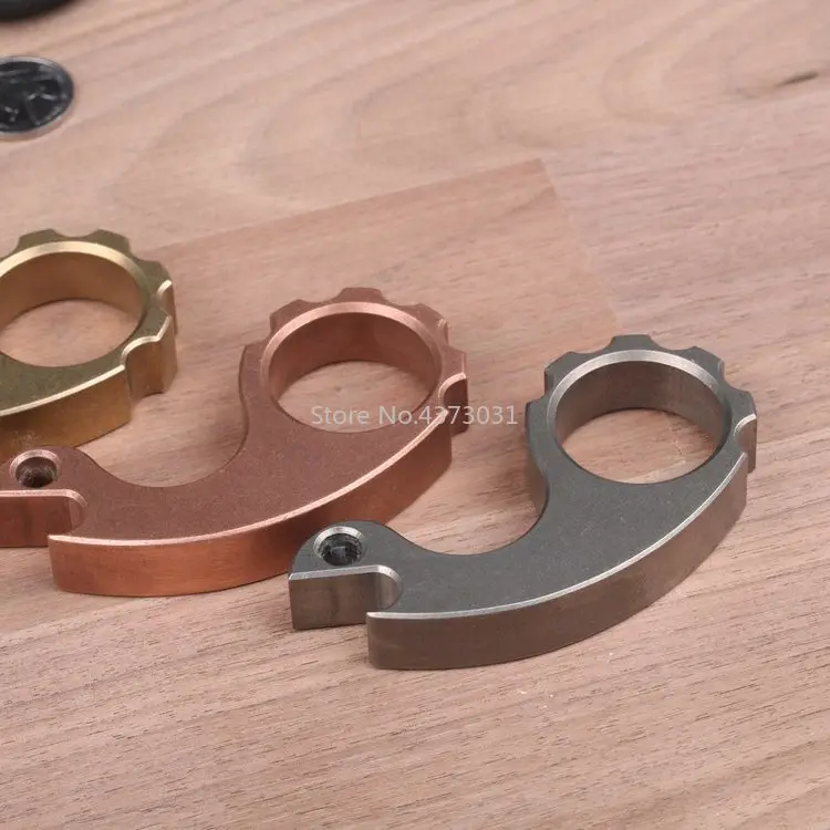 Изысканный нож сделай сам из анодированного медного титанового сплава TC4 цветной