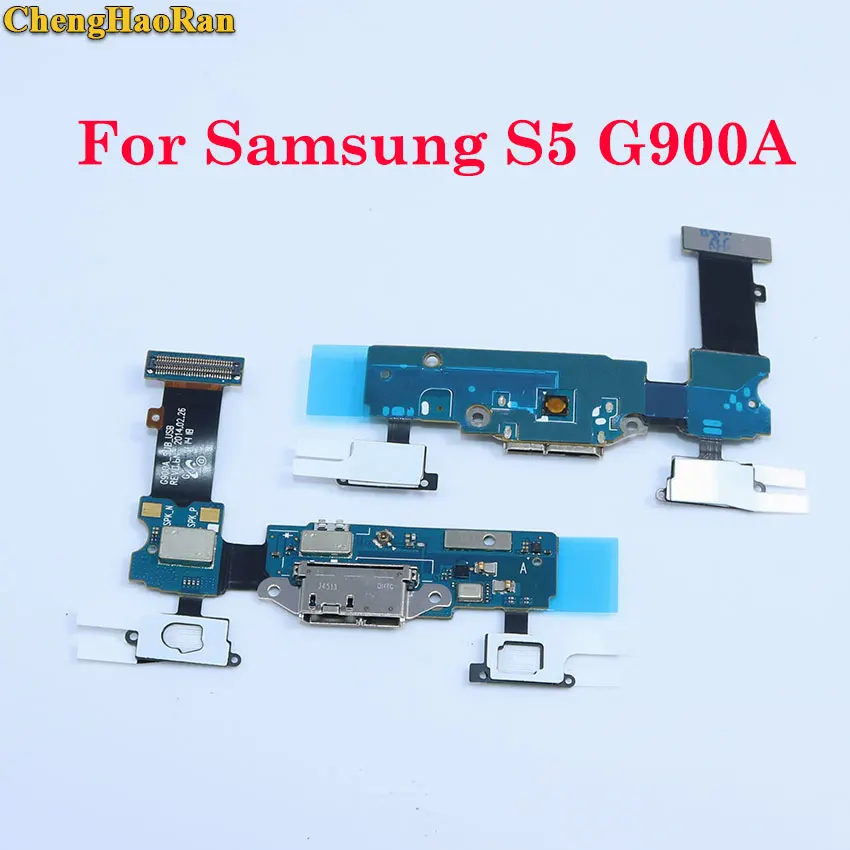 For Samsung G900A ChengHaoRan для samsung S5 G900A/F/T G900V Mini G800F ONE G903F зарядное устройство Порт док-станция разъем Micro USB порт гибкий кабель - Цвет: For Samsung G900A