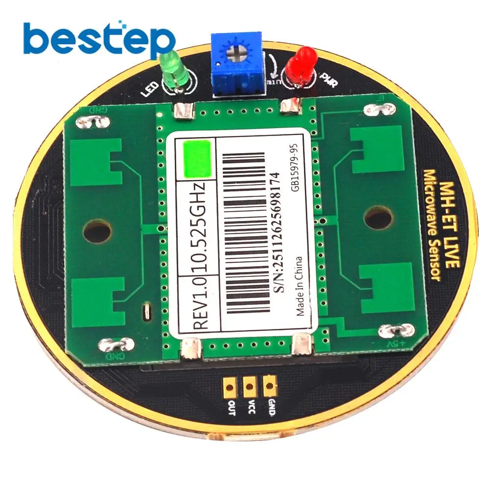 HB100 X 10.525GHz Microwave Sensor 2-16M Doppler Radar Human Body Induction Switch Module For ardunio