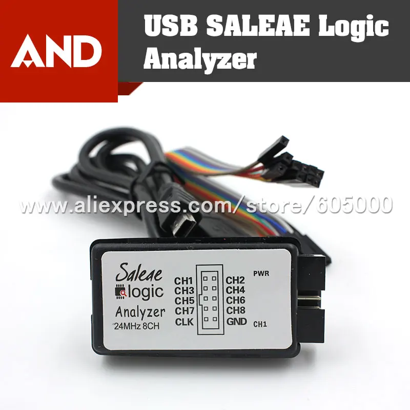 Бесплатная доставка USB Logic 24 мГц 8ch анализатора логики для ARM FPGA|logic analyzer|usb logic