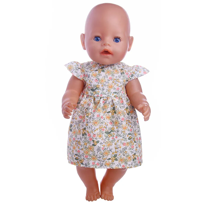 Кукольные Платья маленькие цветочные платье Одежда для кукол одежда