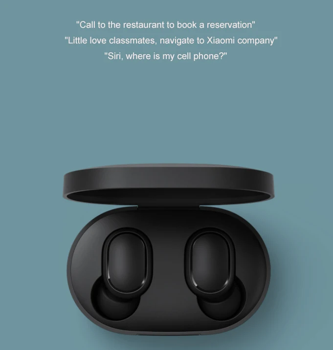 Xiaomi Redmi Airdots наушники Bluetooth 5,0 Беспроводная гарнитура с шумоподавлением с микрофоном ушные крючки Наушники управление AI