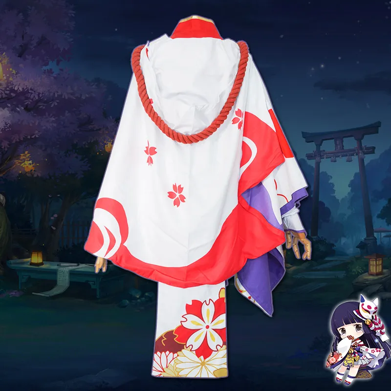 [Milky Way] Onmyoji Snow Girl Xue Nv Yuki Onna Froslass Пробуждение цветок платье с Сакурой костюм кимоно