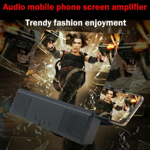 12 inch Mobile Phone Screen Amplifier Bracket With Bluetooth Speaker Big Audio Stand 3C2 | Мобильные телефоны и