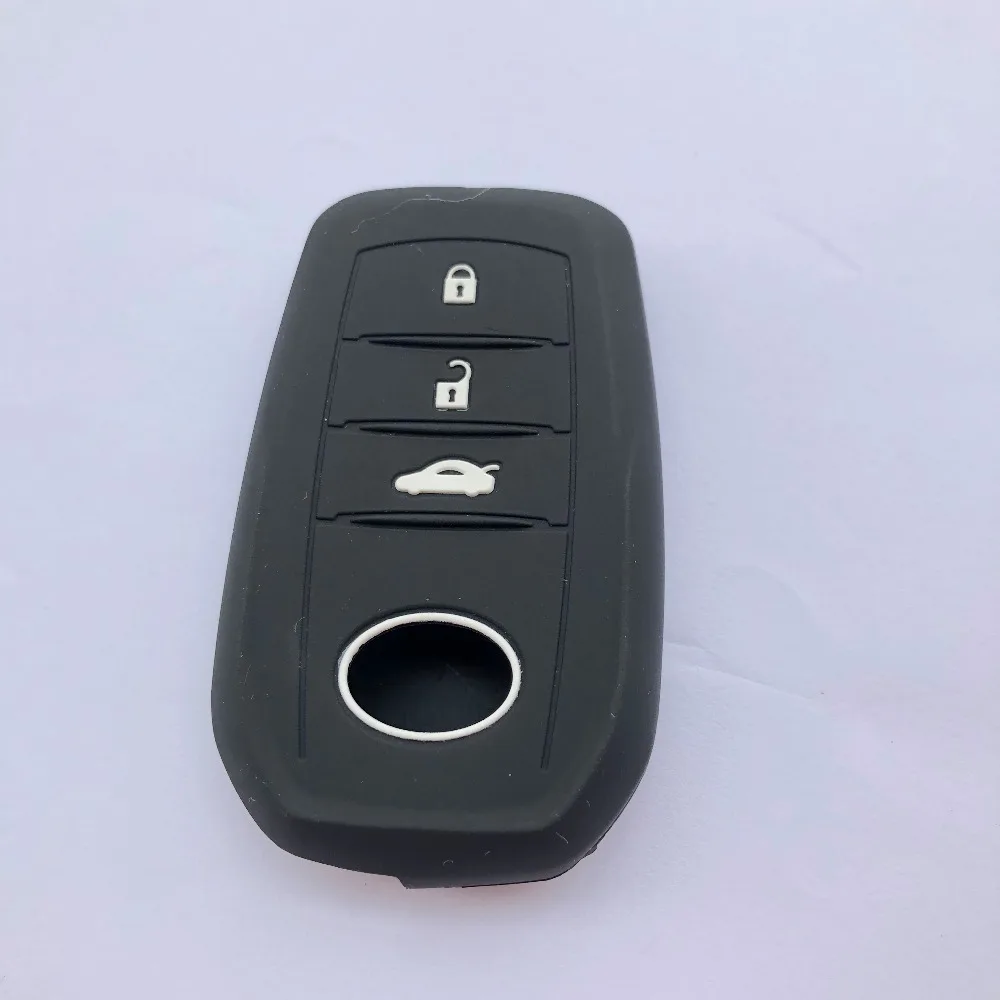 Силиконовый чехол с 3 кнопками для дистанционного управления Toyota автомобильный