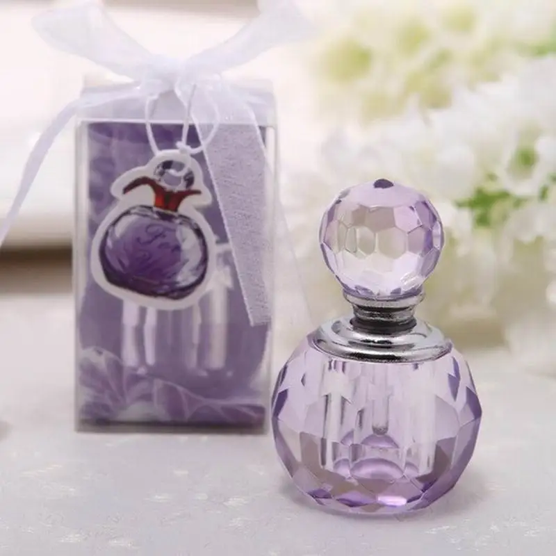 50pcs Fashion Wedding Gifts Crystal Perfume Bottles Baby Christening Shower Favors | Дом и сад