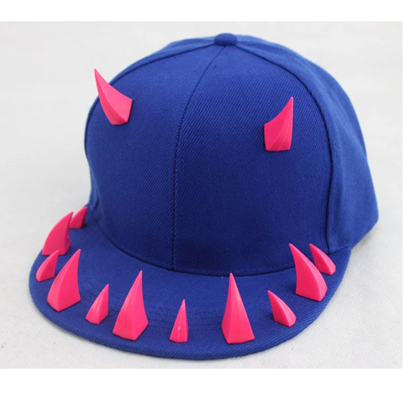 Новинка бык рога Snapback кепки s мужские Панк бейсболки s женские Панк Рога кепки хип-хоп бейсболки для мужчин и женщин Мода