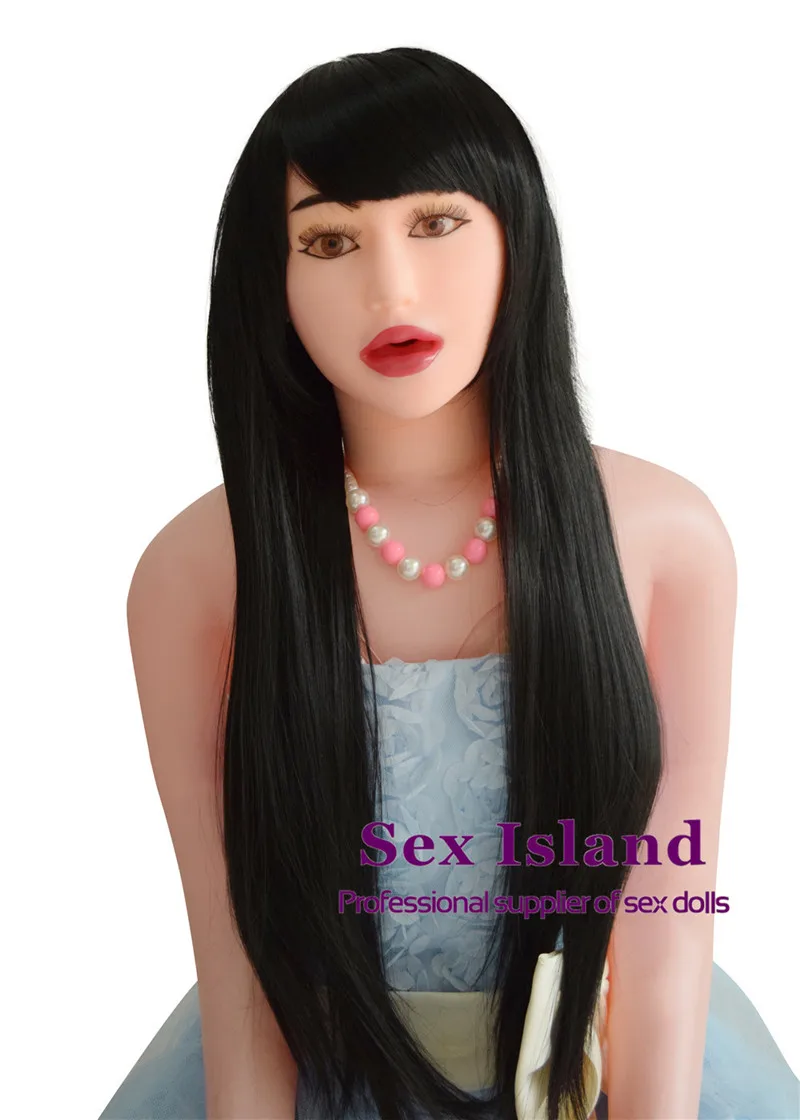 Japanese Lifelike Half Solid Inflatable Oral Sex Dolls For Male Masturbation Toy Silicone Anal and Vagina Love |