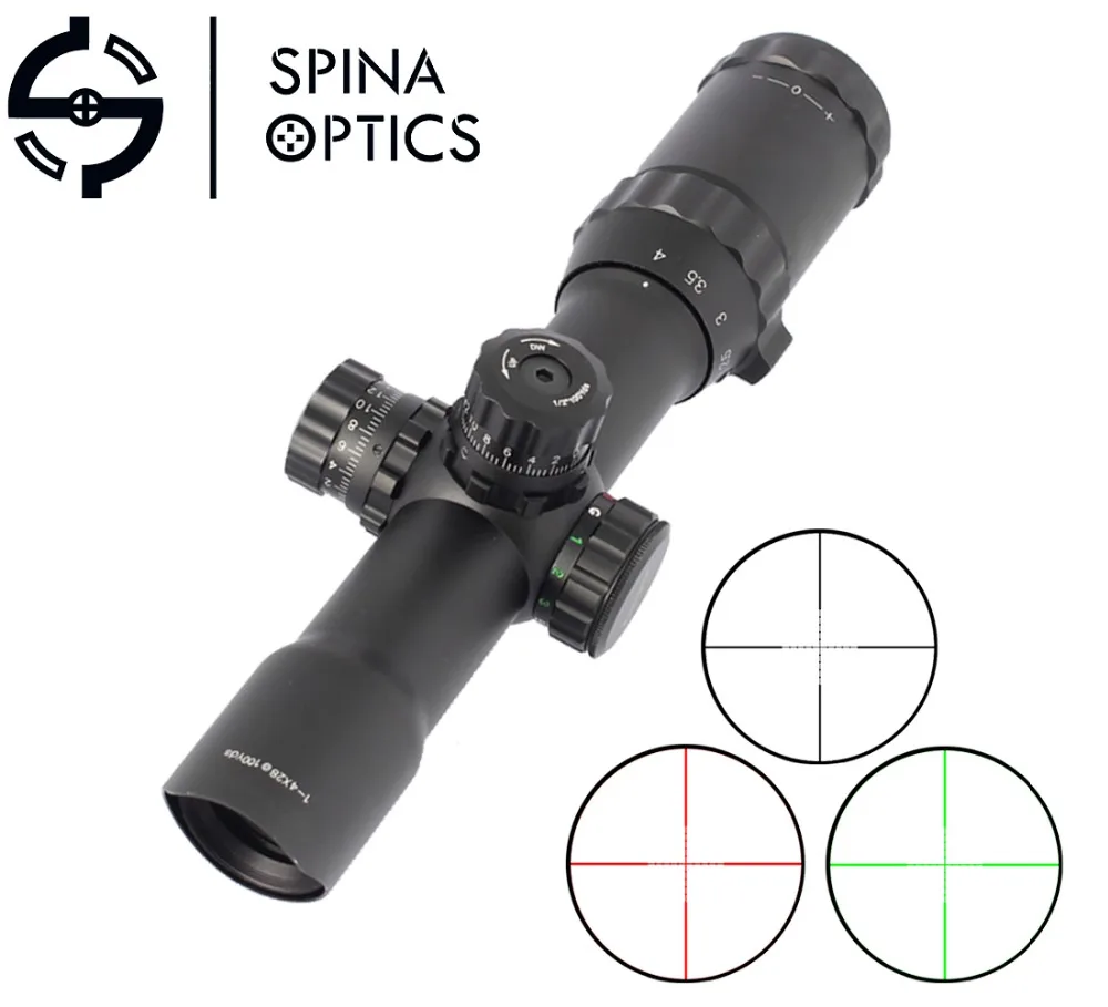 Охотничий оптический прицел SPINA OPTICS 1-4X28 с креплением для уличных видов спорта |
