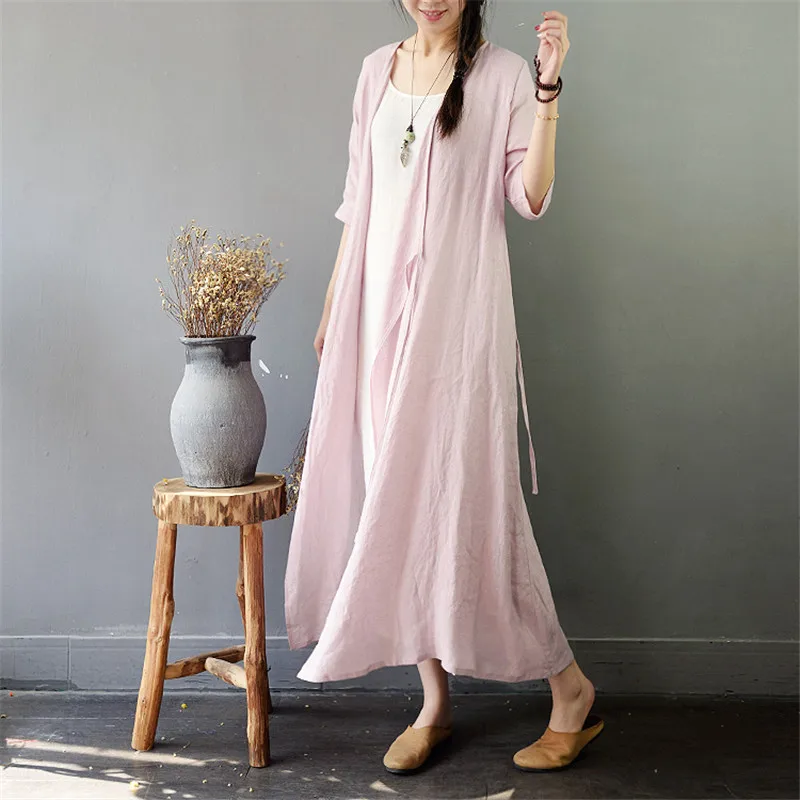SCUWLINEN 2019 весна лето женские длинные платья Винтаж однотонный v образный вырез