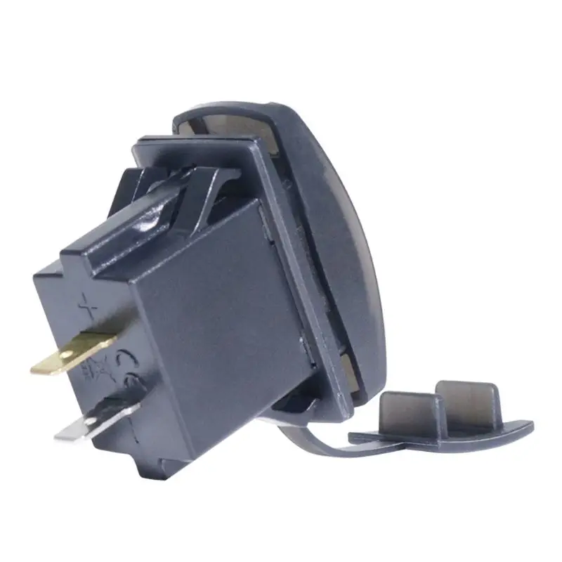DIY двойной USB Quick Charge 3,0 светодиодный адаптер питания для быстрой зарядки 12 V/24 V автомобиля лодки мотоцикла SUV автобуса грузовика морского