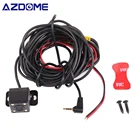 Автомобильная камера заднего вида AZDOME 640*480, разъем 2,5 мм (4Pin), видеопорт со светодиодный подсветкой, ночное видение, для видеорегистратора GS63H M06 M02 A305