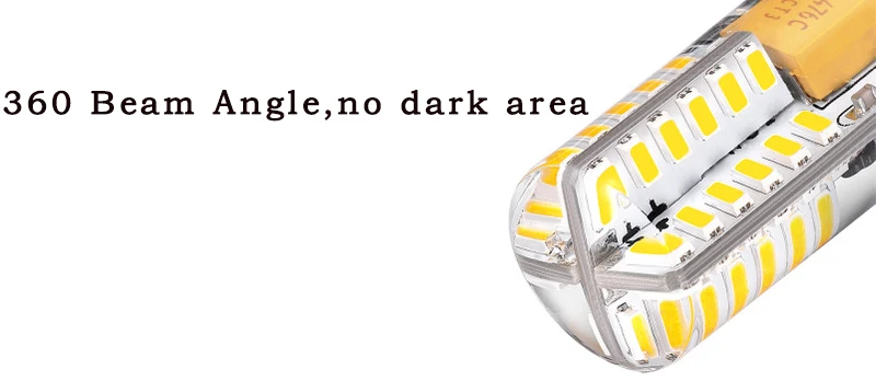 10pcs G4 LED Bulb 12V AC DC 2W 3014 SMD Light Lampada Lampara bombillas 48LED 360 Beam Angle Equal 20W Halogen Lamp | Лампы и