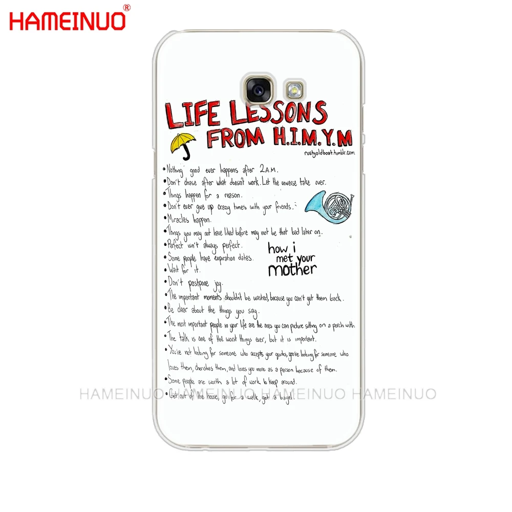 HAMEINUO Как я встретил вашу маму himym цитаты Чехол для мобильного телефона Samsung Galaxy A3