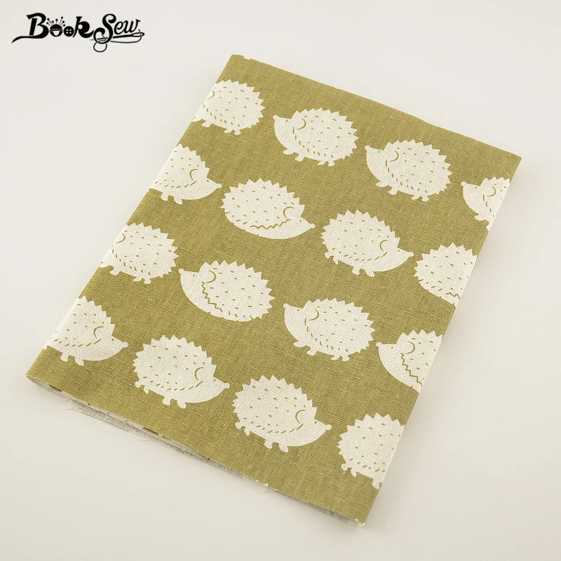 Милый Ежик Стиль Хлопок Льняная Ткань Домашний текстиль booksew шитье Tissu скатерть подушка сумка занавеска подушка Zakka