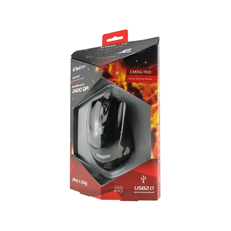 Оптическая мышь CROWN CMXG-1100 BLAZE | Компьютеры и офис