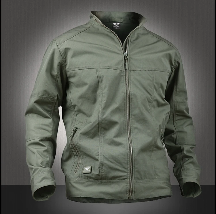 Refire gear Водонепроницаемая дышащая тактическая куртка мужская хлопковая ткань Ветровка Военная куртка повседневная ветрозащитная армейская куртка 3XL