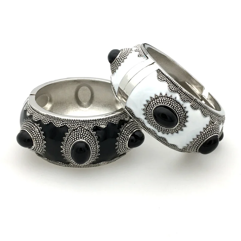 Индийские винтажные браслеты MANILAI женские массивные ювелирные изделия Модные