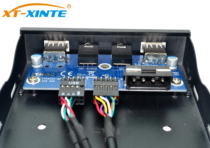 Высокоскоростной концентратор USB 2 0 с 9 до портами передняя панель + аудиоразъем HD