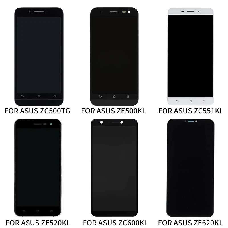 

For ASUS ZenFone ZE500KL ZE520KL ZC551KL ZC600KL ZE620KL ZC500TG LCD Display+Touch Screen Digitizer Panel Assembly