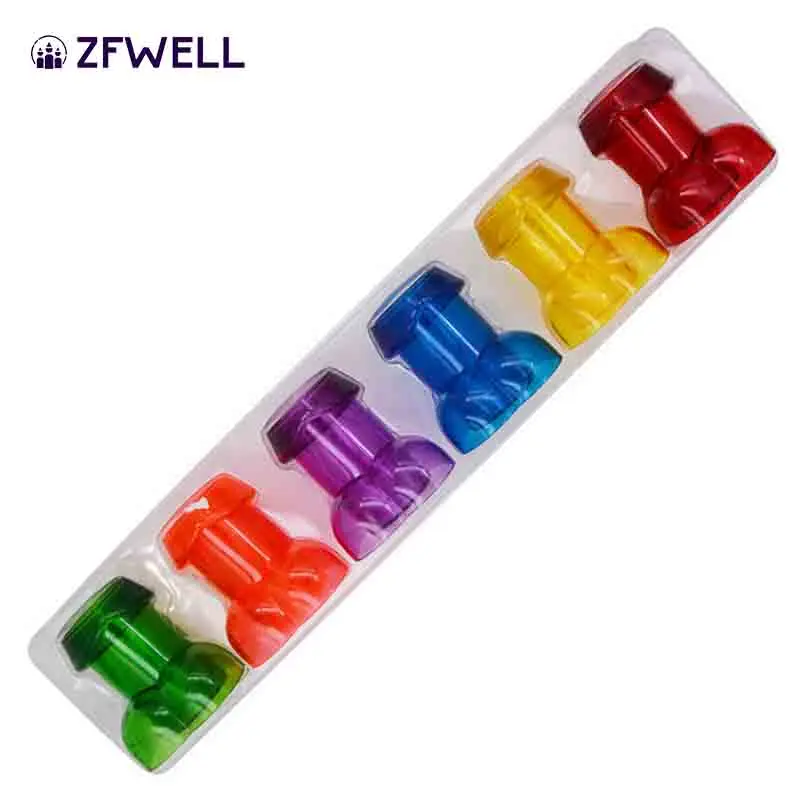 ZFWELL 6pz цветные экологически чистые jj кружки для пениса вечерние бокалы помолвки