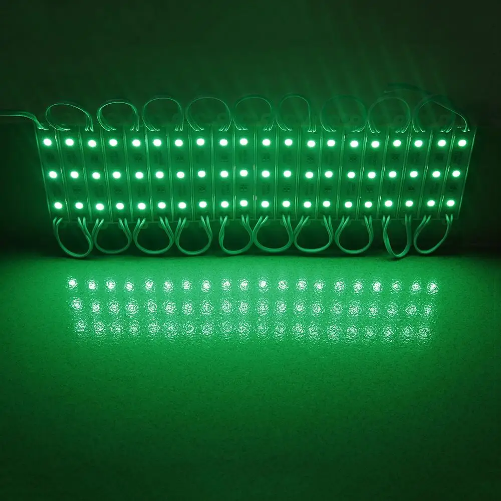 Водонепроницаемые светодиодные модули SMD 5050 IP65 DC12V 3 LED s знак задние фонари для