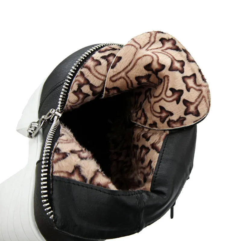 Женские ботильоны на платформе Ботинки Martin высоком квадратном каблуке ботинки