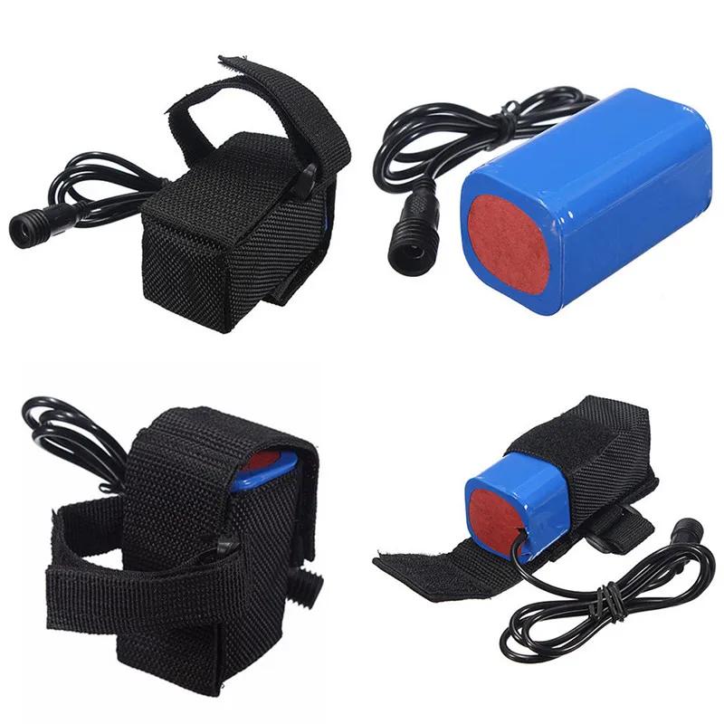 8,4 V 6400 mAh перезаряжаемый аккумулятор 4x18650 для головного фонаря велосипед велосипедный фонарь JULY28