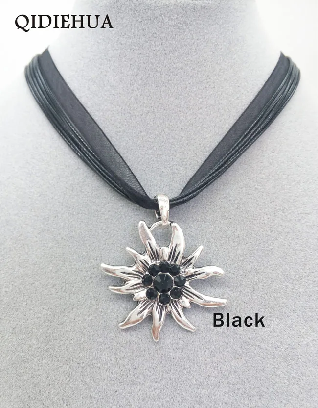 Немецкие Подвески Edelweiss, ожерелье s для женщин, модная корейская веревка, Октоберфест, массивное ожерелье, ювелирное изделие