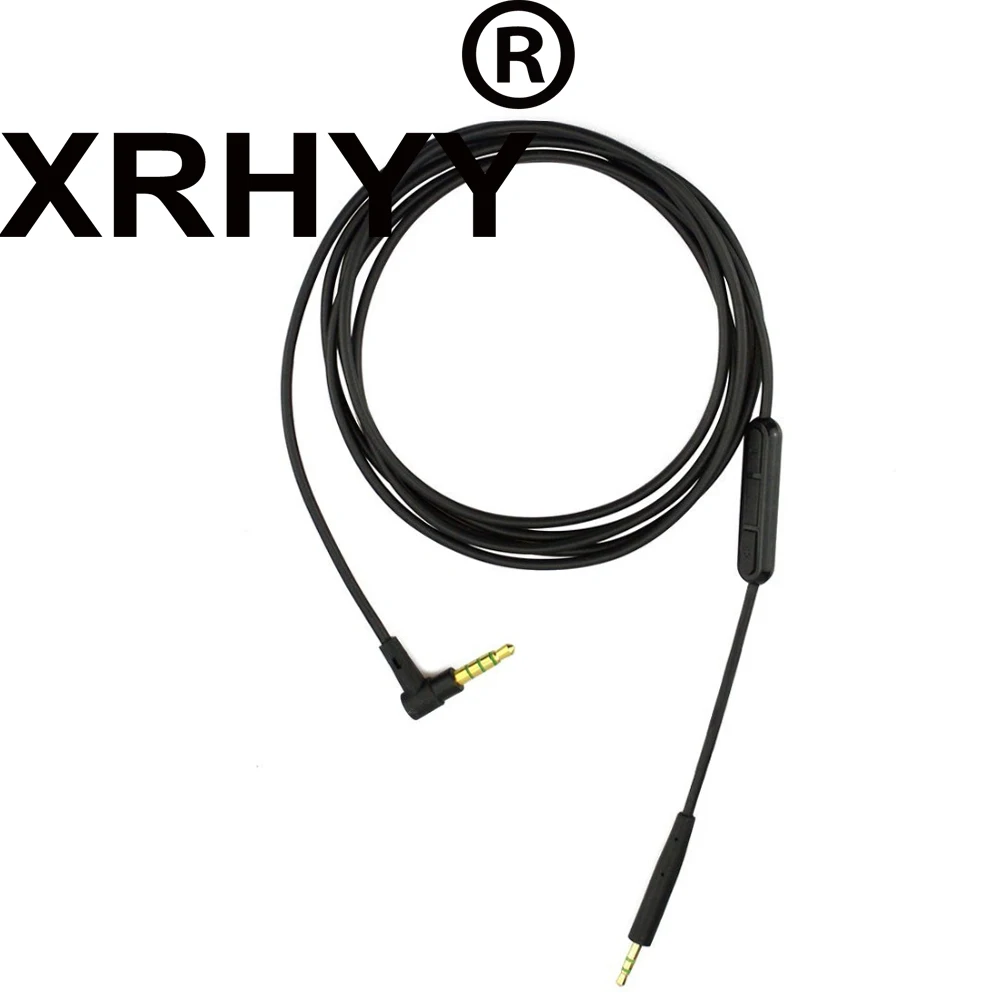 Черный Сменный аудиокабель для Bose QC25 25 наушники с встроенным микрофоном и