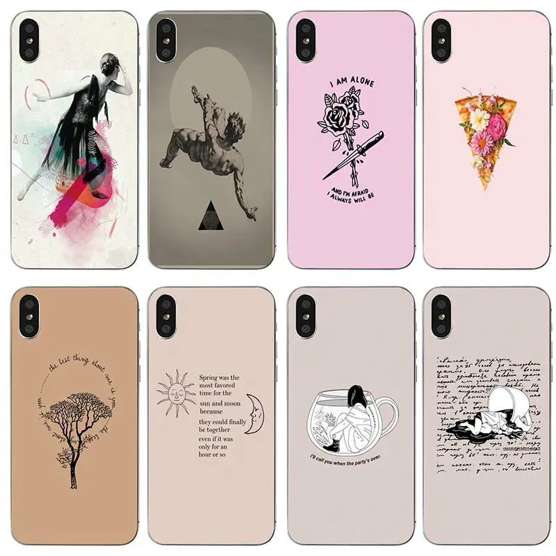 Мягкие силиконовые чехлы для мобильных телефонов iPhone 4 4S 5 5S 5C SE 6 6S 6Plus Plus 7 7Plus 8 8Plus X