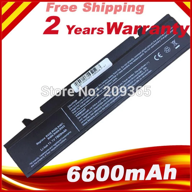Аккумулятор 7800 мАч для SAMSUNG R420 R418 R469 R507 R718 R720 R728 R730 R780 R518 R428 R425 R525 | Компьютеры и офис