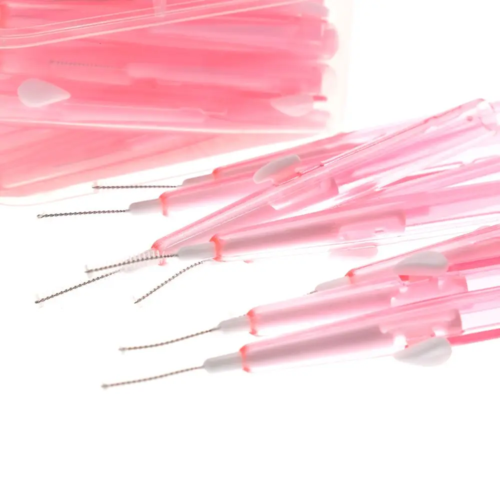 60 шт./упак. межзубная щетка Push-Pull 0 6 мм Десна Ортодонтическая зубная для ухода за