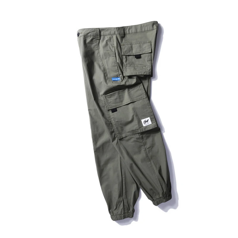 

Steampunk spring and summer new men's pants retro loose tooling casual men's pants black