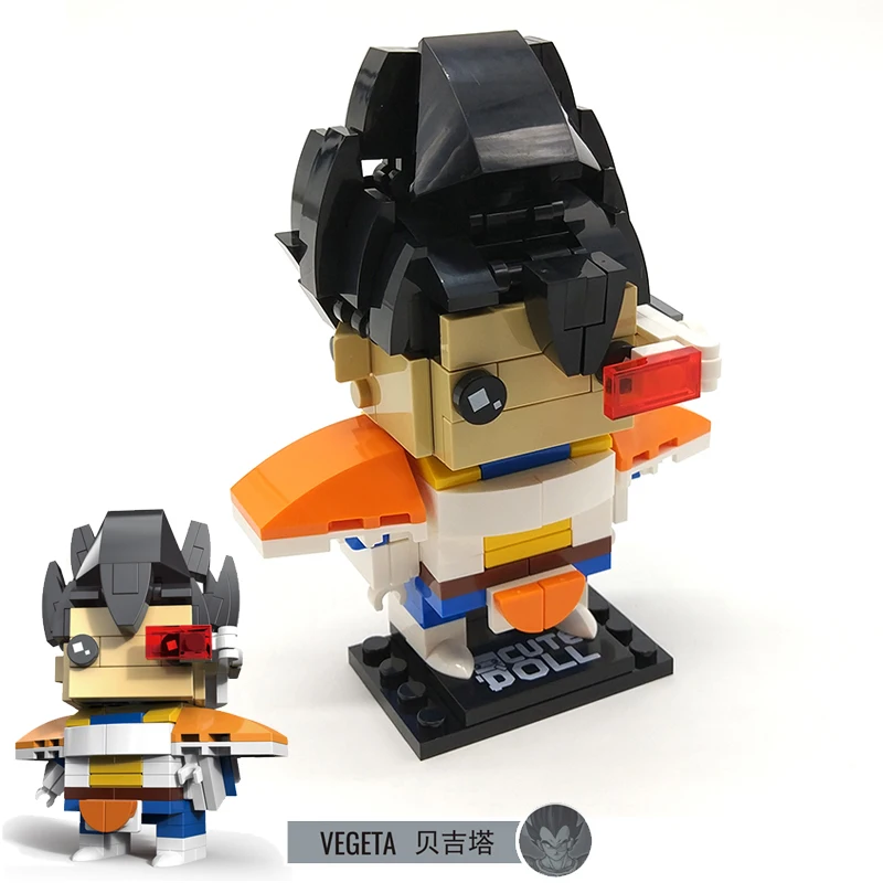Decool Brickheadz Dragon Ball Z Супергерои Железный человек Marvel Супергерои фигурки Бэтмена строительные блоки кирпичи головы игрушки