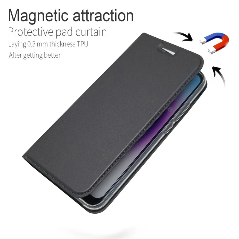 Магнитный кожаный чехол бумажник с откидной крышкой для Samsung Galaxy S9 S8 Plus S7 Edge Note 9 8 A3