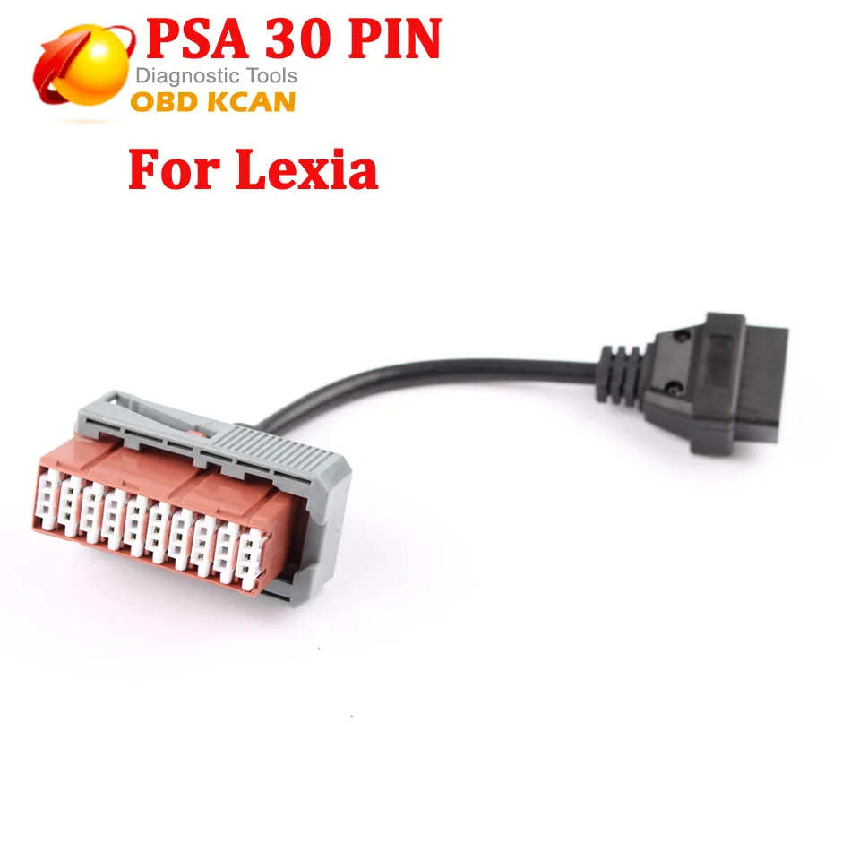 PSA Пежо (Peugeot 30 контактный кабель OBD2 II коннектор адаптер Lexia 30Pin соединительный Lexia3