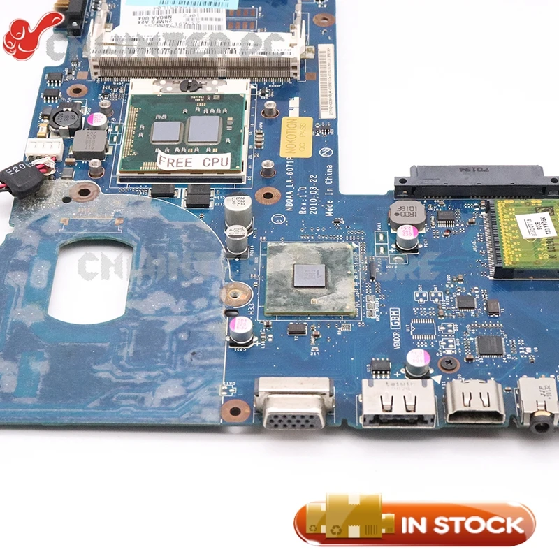 NOKOTION K000104150 NBQAA LA-6071P для Toshiba Satellite M600 M645 серия материнская плата ноутбука HM55 DDR3 HD GMA