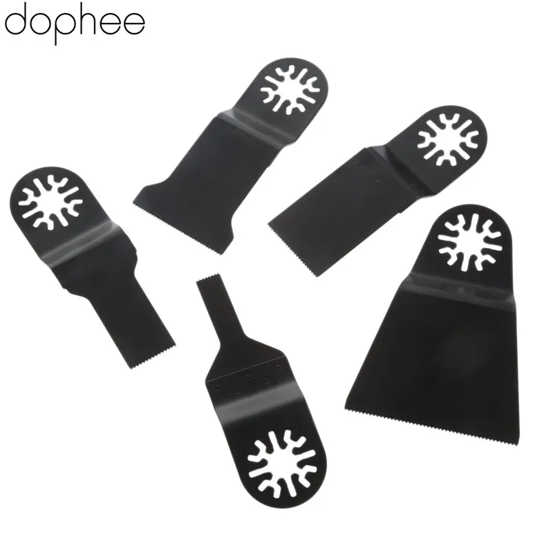 Dophe 5 шт. HCS E-cut Осциллирующий Мультитул пильный диск для Multimaster Реноватор